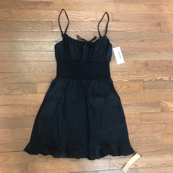 NWT Reformation Rosemary Dress in Black - Picture 3 of 7